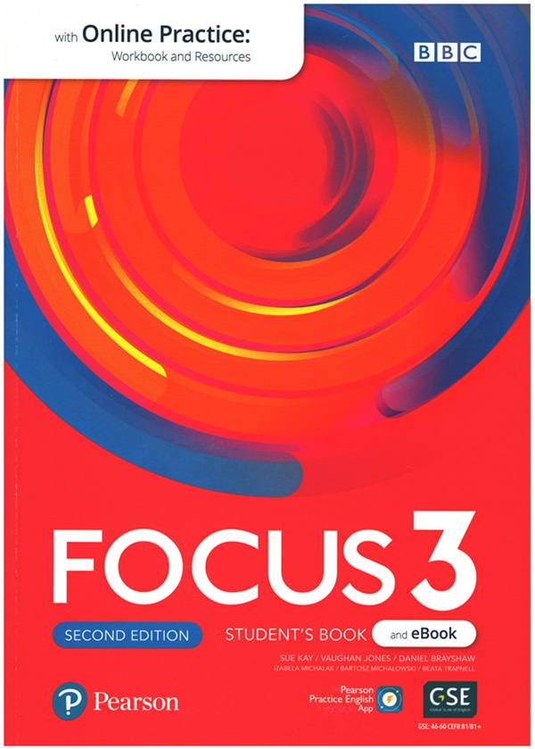 Focus 3 Student’s Book and eBook with Online Practice (2nd Ed)