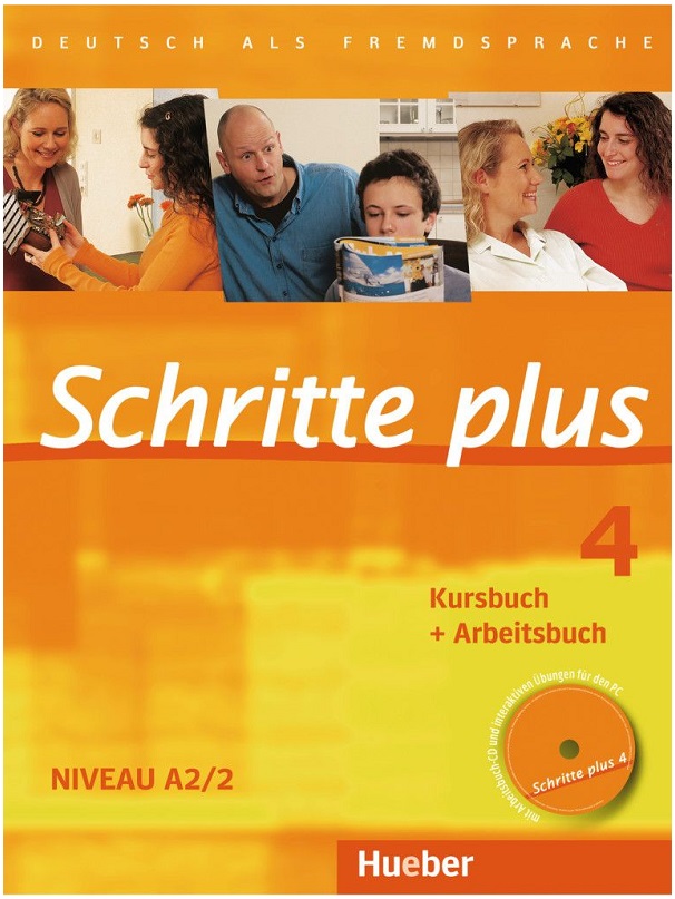 Schritte Plus 4: Kurs und Arbeitsbuch mit Audio-CD zum A2.2