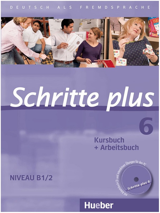 Schritte Plus 6: Kurs und Arbeitsbuch mit Audio-CD zum B1.2