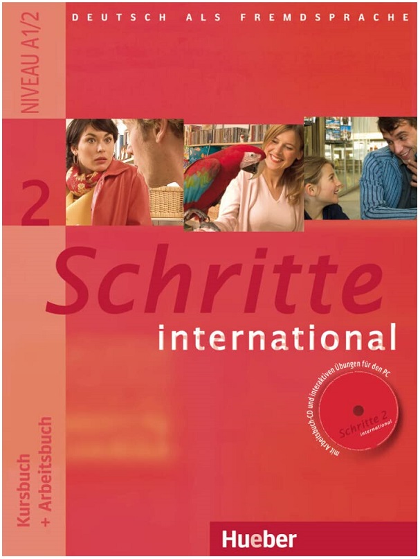 Schritte int.2 A1.2 Kursbuch + Arbeitsbuch+Cd+Glossar
